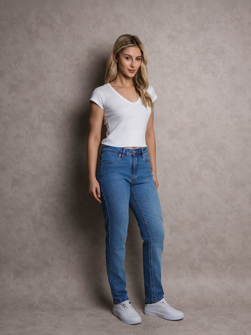 calca mom com strech