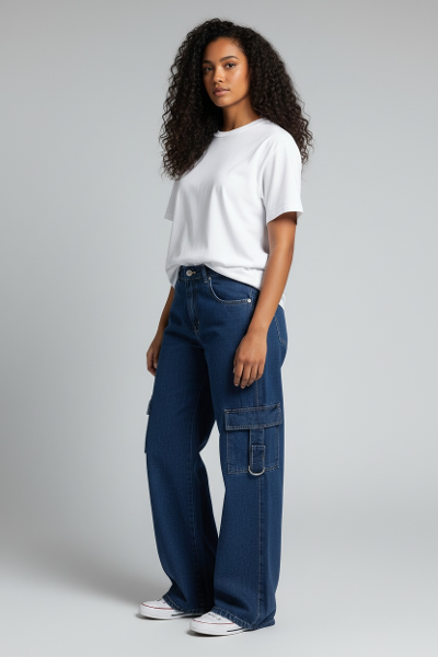 calÇa wide leg gargo