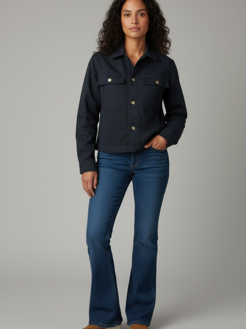 camisa linho cropped